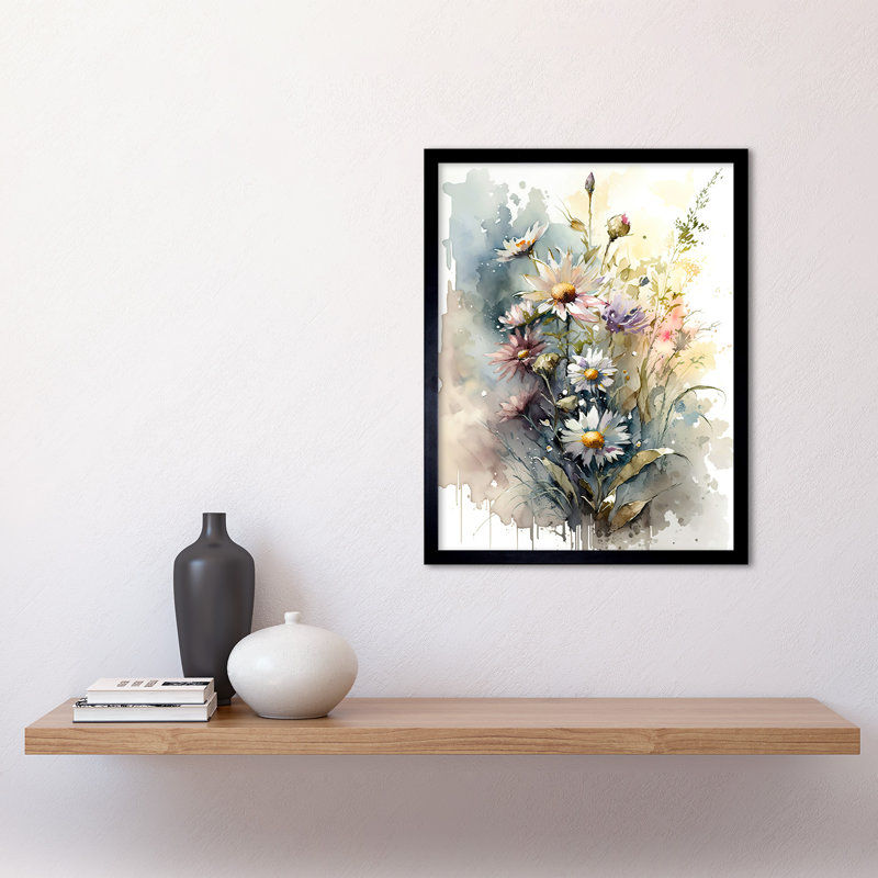 Auciello Wild Flower Daisies In Bloom - Single Picture Frame Print