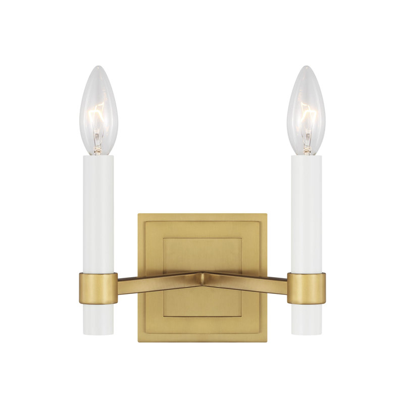 Marston 6.5'' Dimmable Brass Candle Wall Sconce