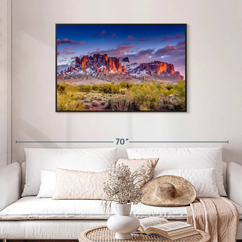 Alvord, Arizona Superstition Mountains, H 29 po x l 43 po