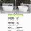 Baignoire autoportante de 160 cm (63 po) en surface solide blanche mate avec bonde