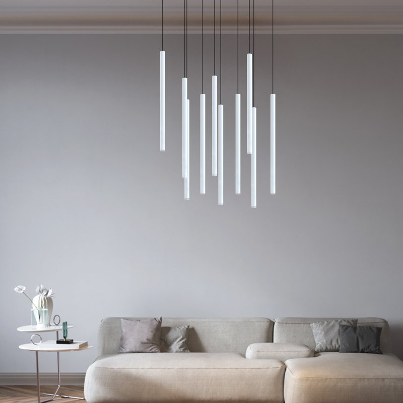 Baileyton 10 - Light Cluster Pendant, White