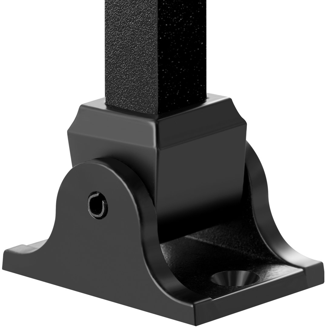 VEVOR Aluminum Alloy Baluster Shoes Square Balusters Baluster Wrought Spindles (Set of 50) VEVOR