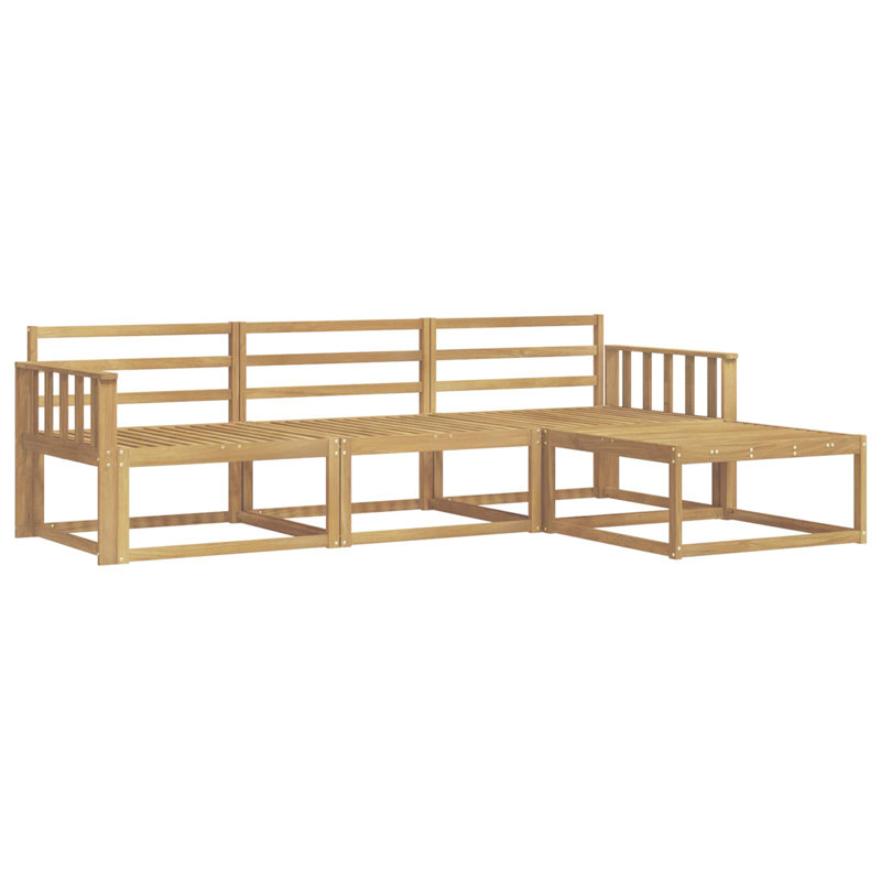 329cm Wide Patio Sectional Set, 4