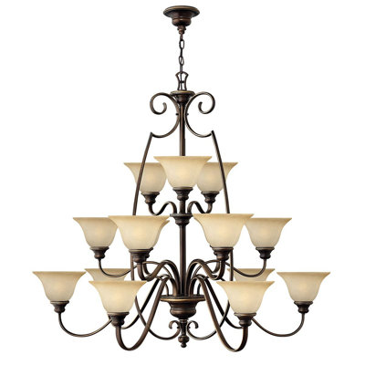 Vanburen 15 - Light Shaded Chandelier