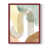 Red Single Picture Framed