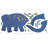 Dino Growth Chart Blue Wall Decals