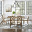 Heymann Trestle Dining Table with Upholstered and Wood Chairs-617792659-559854721