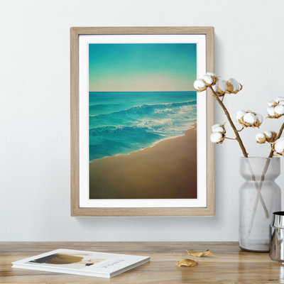 Calming Beach - Single Picture Frame Print