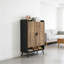 Armoire rustique, rangement rétro, armoire à chaussures pratique