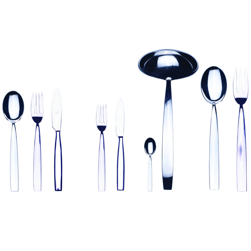 Ensemble de couverts Med méditerranea - 39 pièces - Acier inoxydable, Argent argent