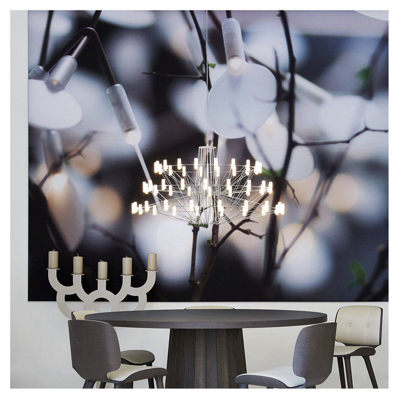 Coppélia LED Chandelier, Small, Black