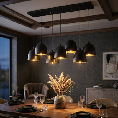 Korson 7 - Light Unique / Statement Cluster Pendant