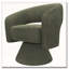 Fauteuil demi-tonneau, fauteuil d'appoint pivotant