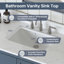 Abramowitz 48" Freestanding Single Sink Bathroom Vanity With Carrara White Engineered Stone Top