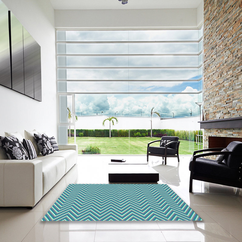 Chevron Indoor Rug, Square 7'