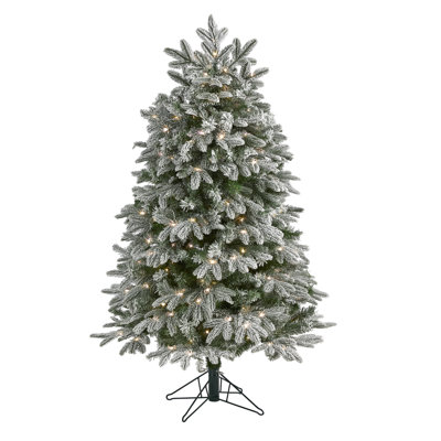 Lighted Artificial Fir Christmas Tree