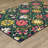 Sherley Bold Boho Floral Navy/ Multi Indoor-Outdoor Area Rug-627380300