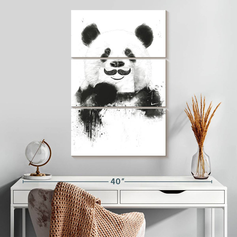 Funny Panda, 32" H x 20" W