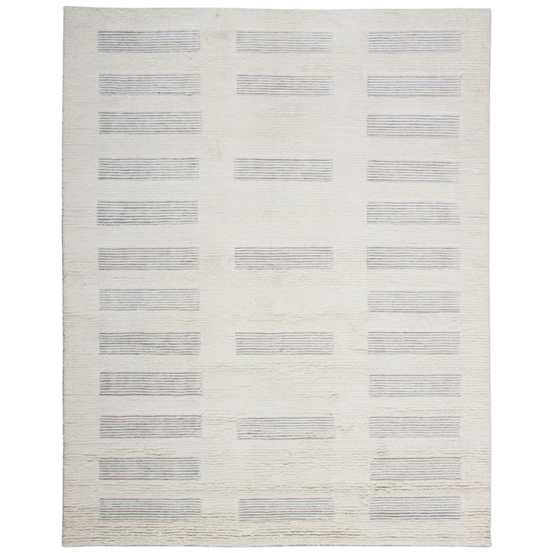 Rhythm Hand-loomed Wool Rug, Rectangle 8' x 10'