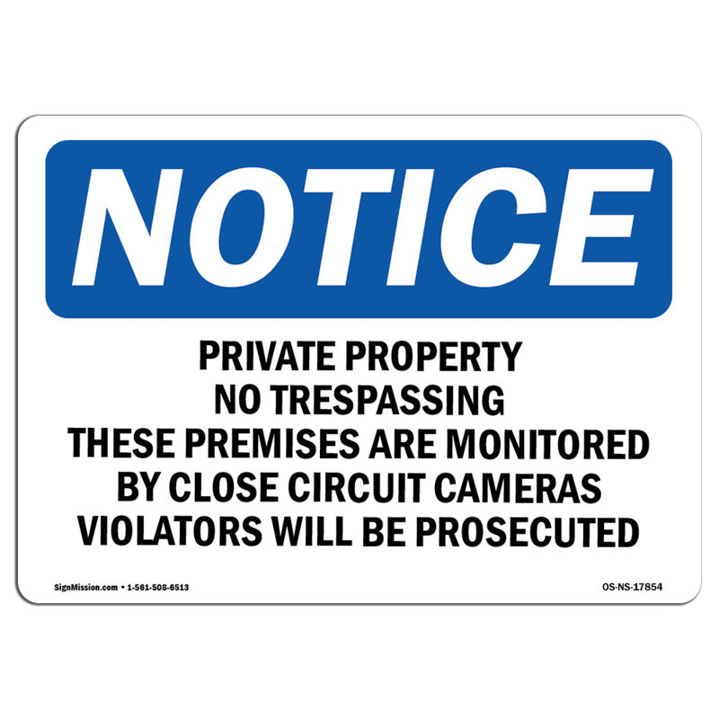 Signe de propriété privée «Non intrus»