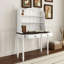 Bureau avec tiroirs et tablettes de rangement-2032744008