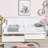 Twin Size Pine Wood Daybed With Two Storage Drawers-1320693909