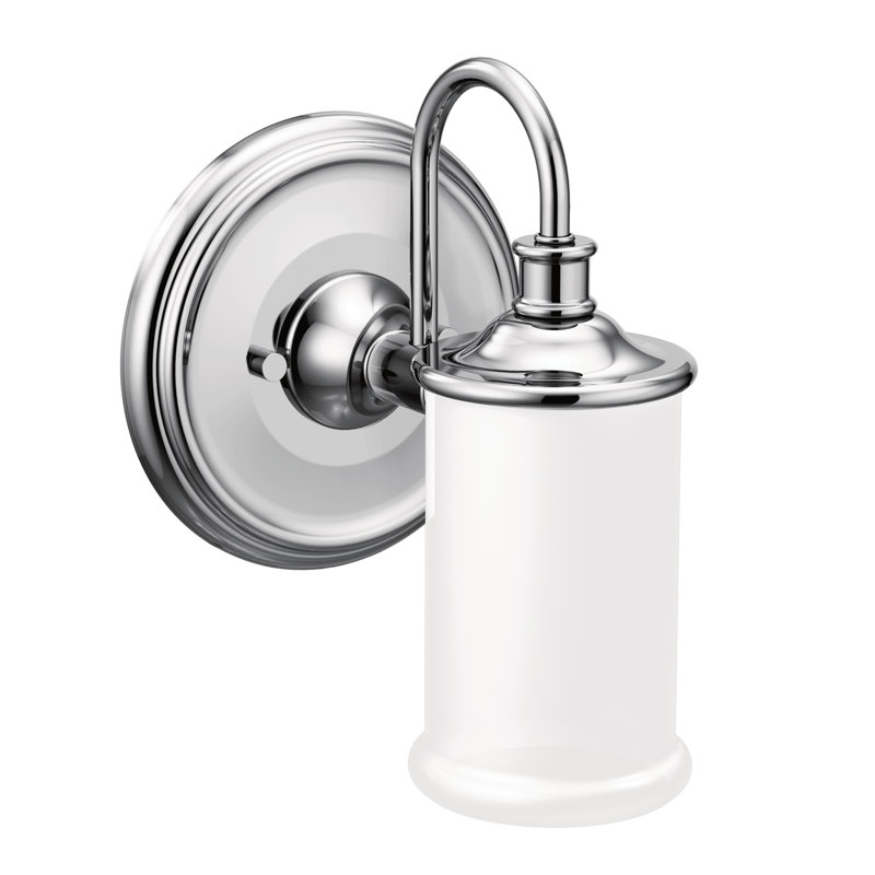 Applique murale pour salle de bain 1 lumière Belfield, Chrome