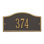 Rolling Hills 1-Line Wall Address Plaque
