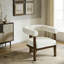 Chaise d'appoint moderne rembourrée avec accoudoirs ronds-840985258
