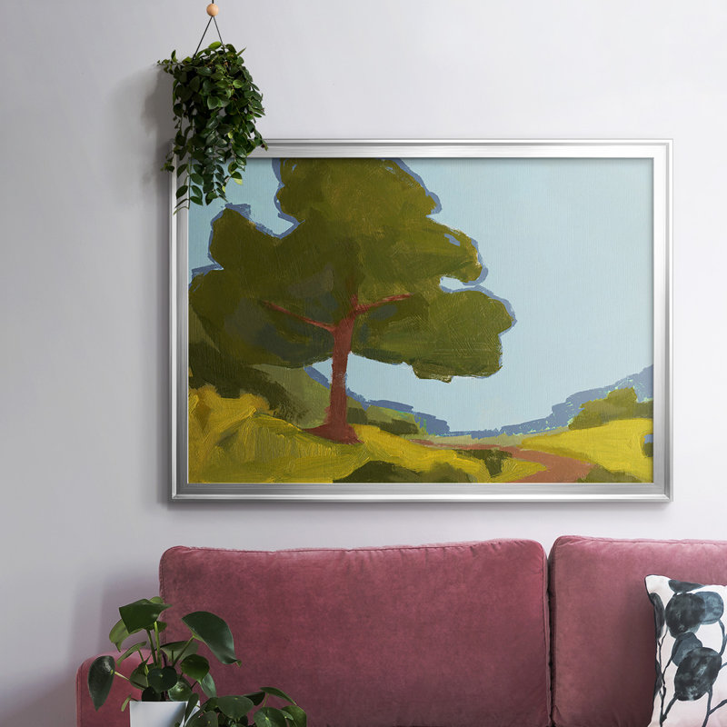 Bright Park II, reproduction d'art sur toile, H 18 po x l 26 po x P 1,5 po, Argent