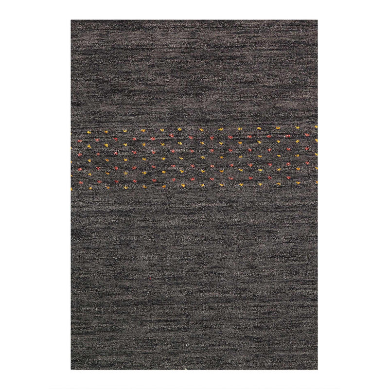 Geometric Area Rug in Gray