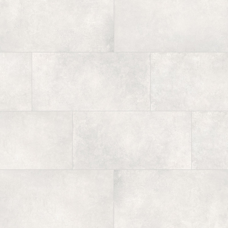 City Scape 12X24 Porcelain Concrete Tile, White