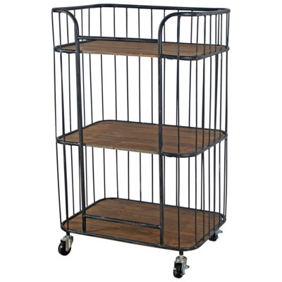 Alford Metal Bar Cart