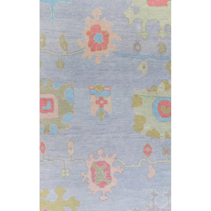 Clementine Hand Knotted Wool Oriental Area Rug, Runner 3' x 10'