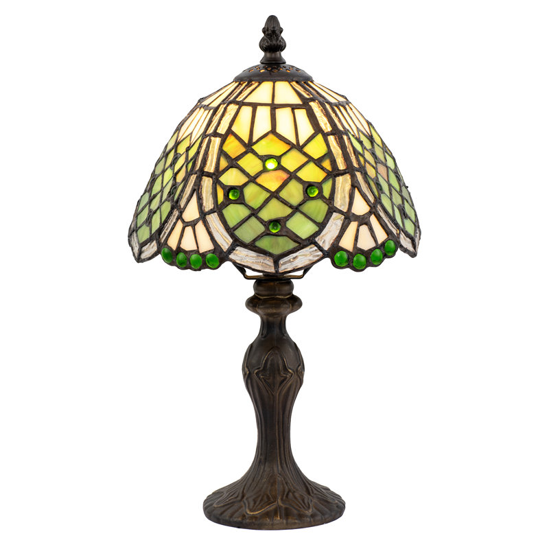 Metal Table Lamp, Green