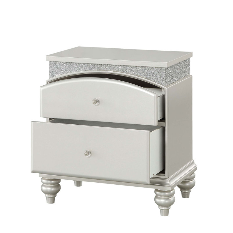 Table de chevet 2 tiroirs