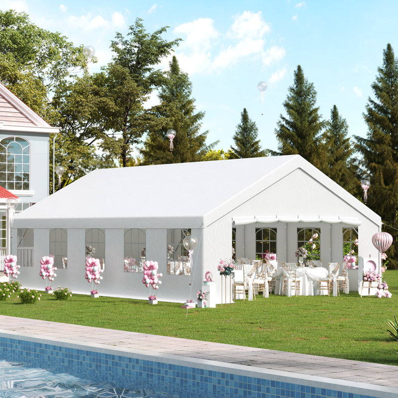 Auvent extérieur imperméable avec parois latérales 20 'x 30', 20'x30'