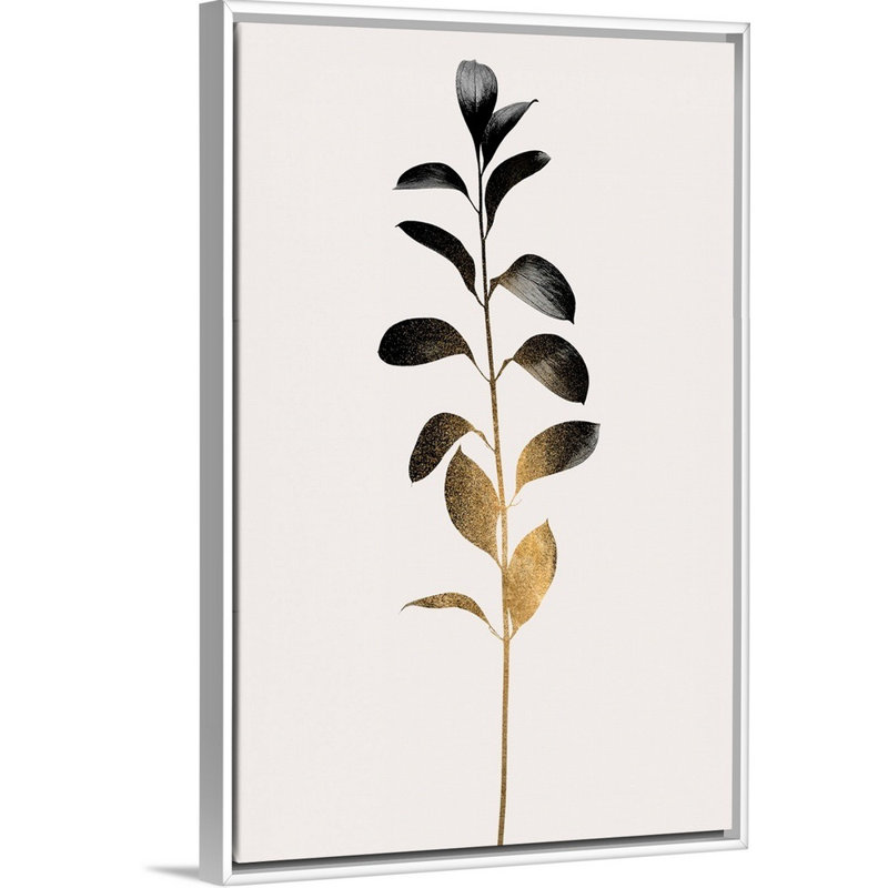«Monochromatica No. 9», art mural sur toile, Toile avec cadre blanc, H 38 po x l 26 po