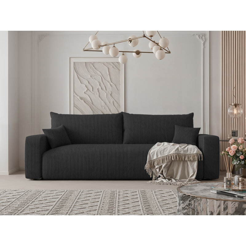 3 Seater Sofa, Black