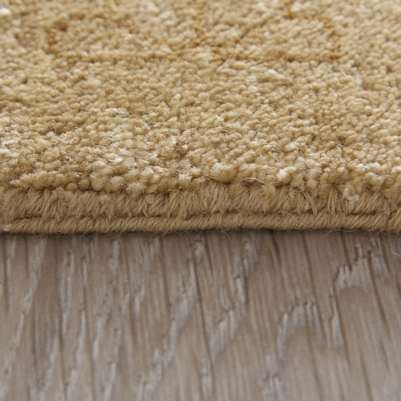 Pagdi Modern Solid Tan Area Rug, Rectangle 7'9" x 9'9"