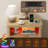 Nightstand with Charging Station & LED Lights, 23'' Wide Heavy-Duty Modern End Table with 2 Drawers & Thickened Top, Bedside Table for Bedroom, Living Room-1750189358-1750189395