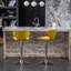 Tabouret de bar rotatif ajustable en velours, ensemble de 2-490448347