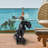 Black Jaguar Figurine End Table