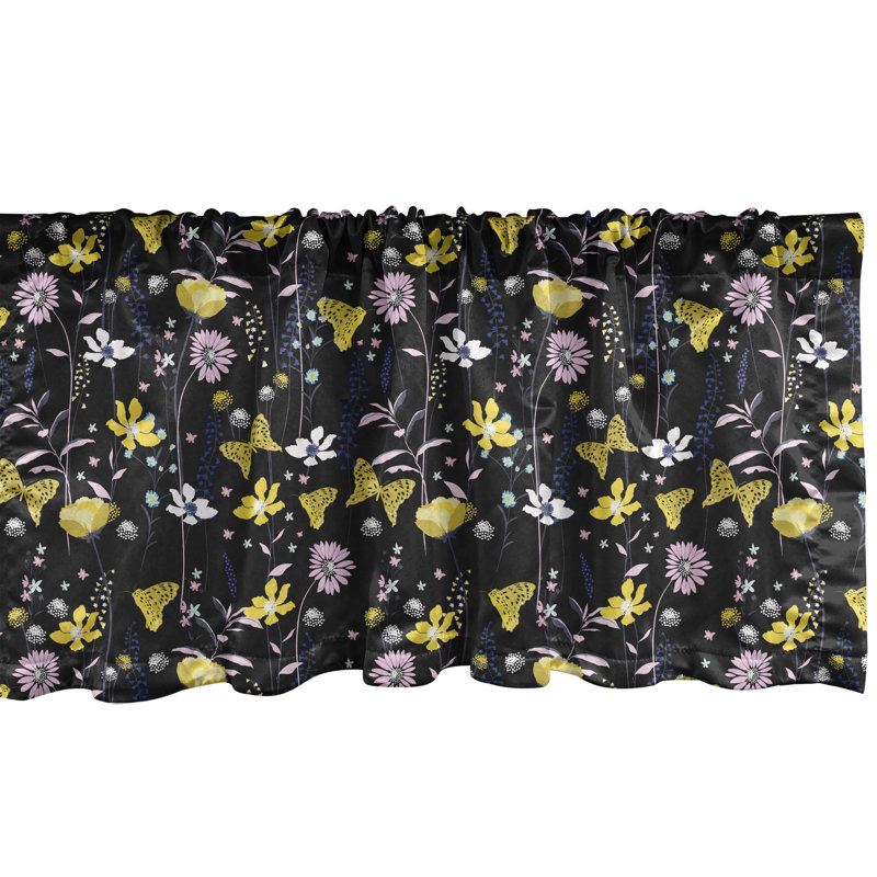 Multicolore Ambance, cantonnière indie, ensemble de 2 triangles géométriques 54 po, L 54 po x L 12 po