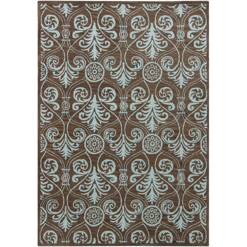 Tapis brun Abbeville, Rectangle 5 pi x 7 pi