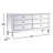Brixton 72" W 6-Drawer Mirrored Double Dresser-2122404822