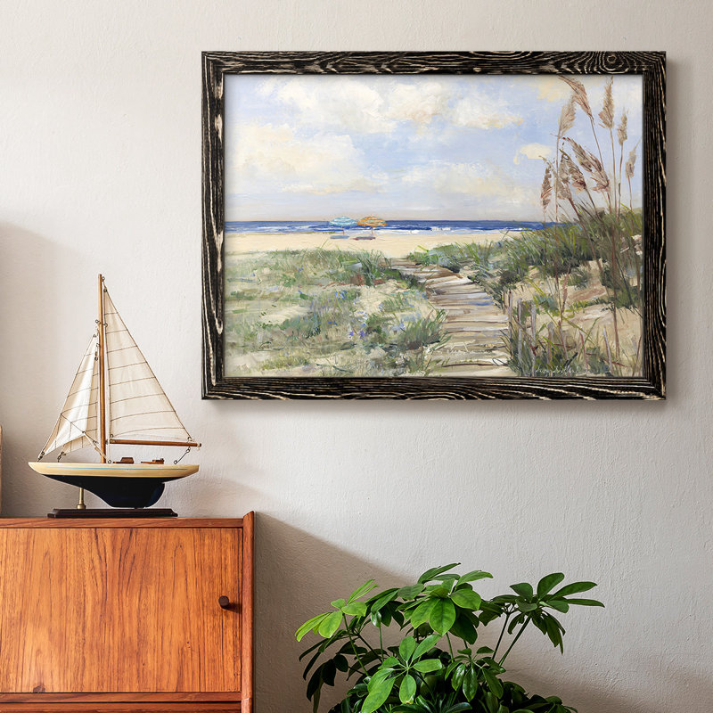 " Summer Seas ", Black, 18" H x 26" W x 1.5" D
