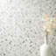 Castella de Blanc Herringbone 12 in. x 12 in. Honed Marble Mosaic Floor and Wall Tile