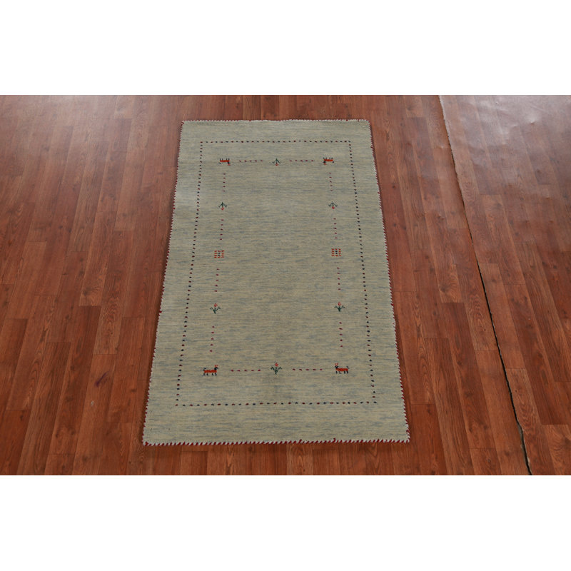 Handmade Gabbeh Indian Rug 3x5