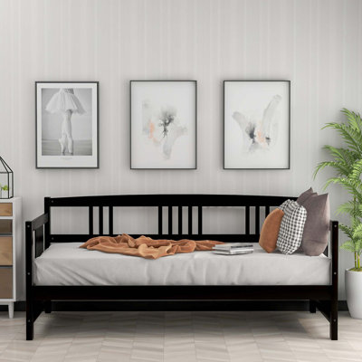 Modern Solid Wood Daybed, Multifunctional, Twin Size